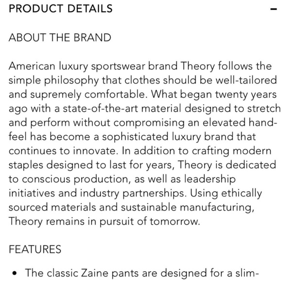 Theory Zaine Neoteric Slim Fit Pant Trousers Tan Khaki Size 29 32 inseam - Picture 5 of 15